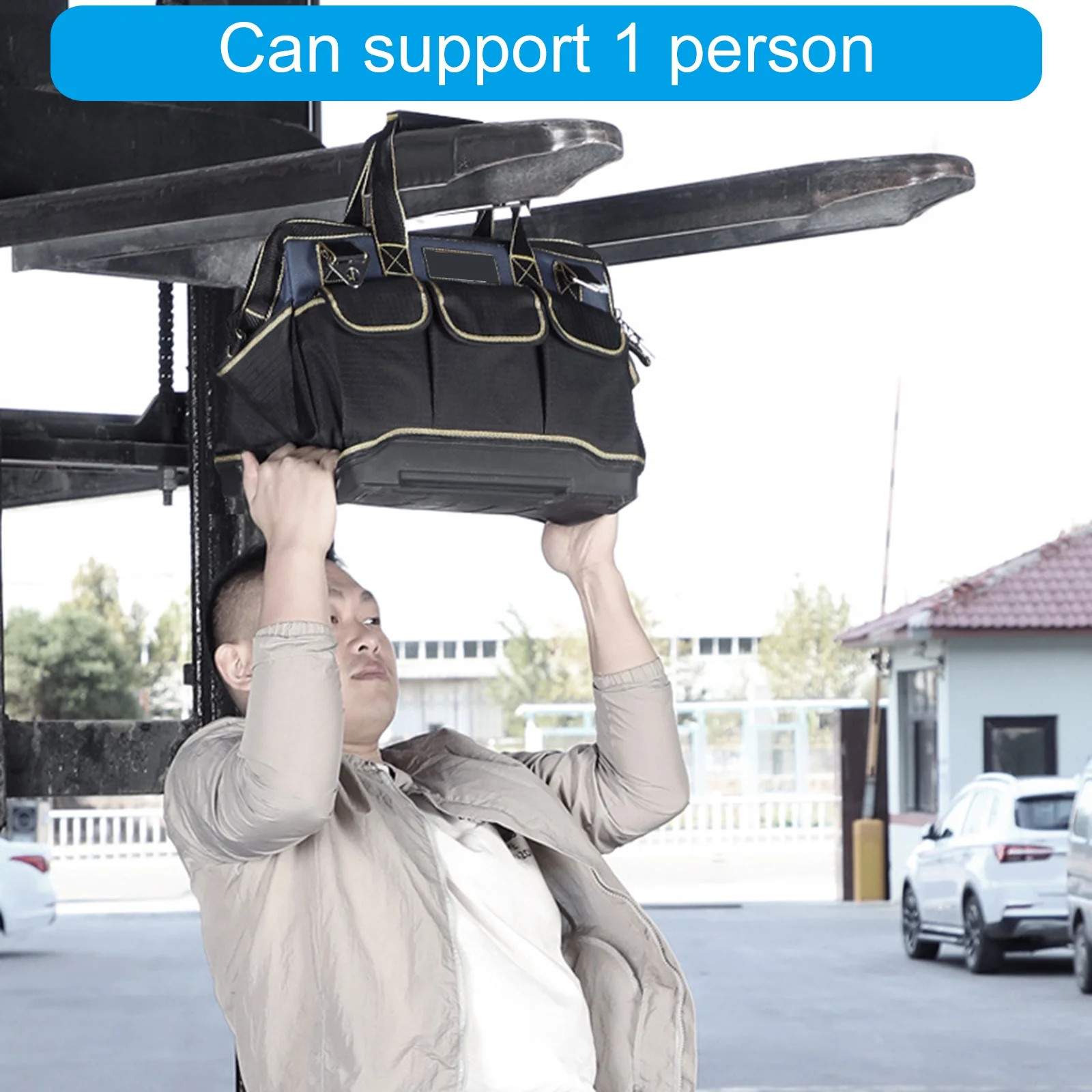 Heavy Duty Waterproof Tool Bag – Large Capacity Organizer for Electricians