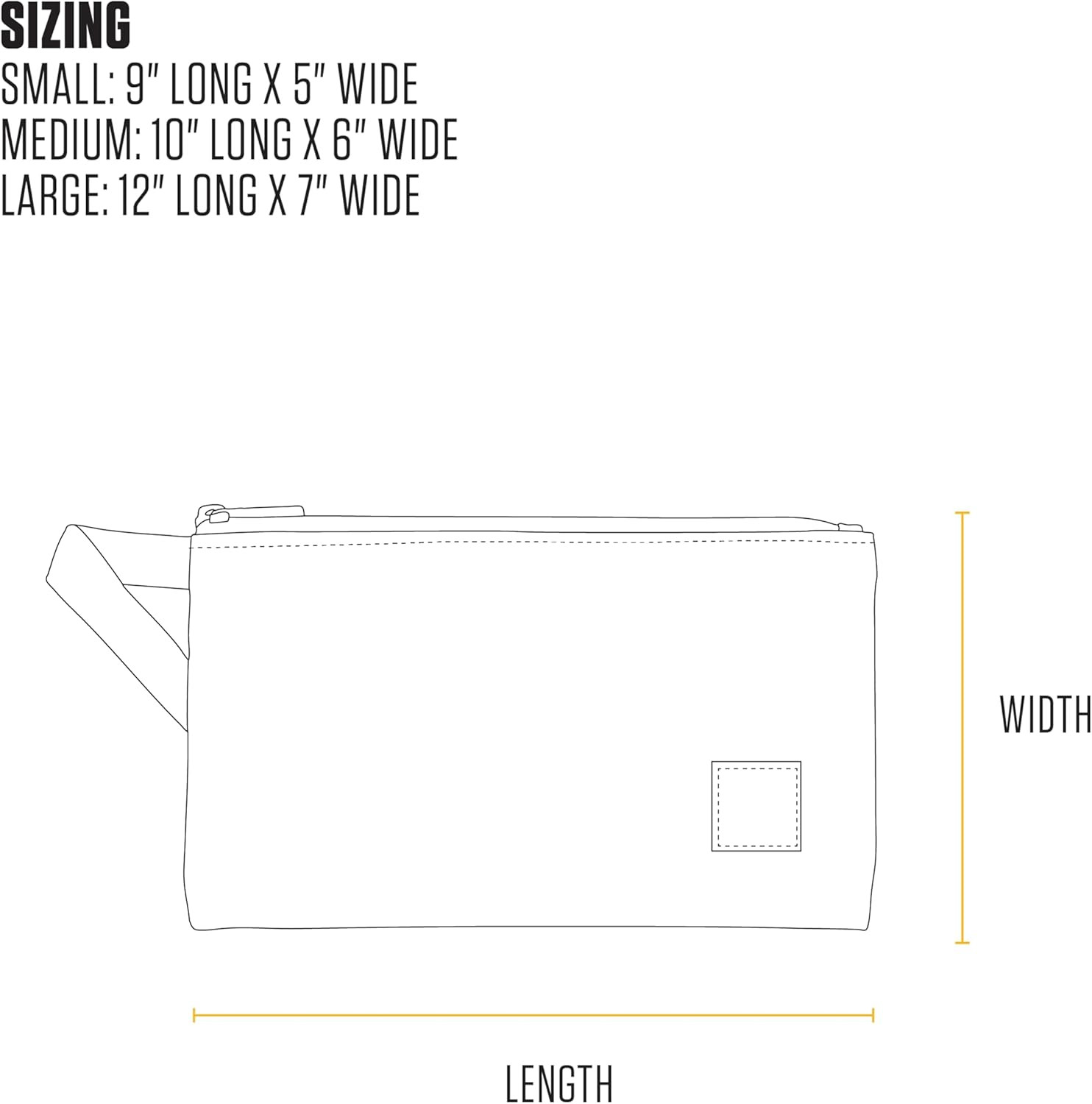 Carhartt Utility Zipper Pouch Set, Durable Water Repellent Organizers Sold in Se