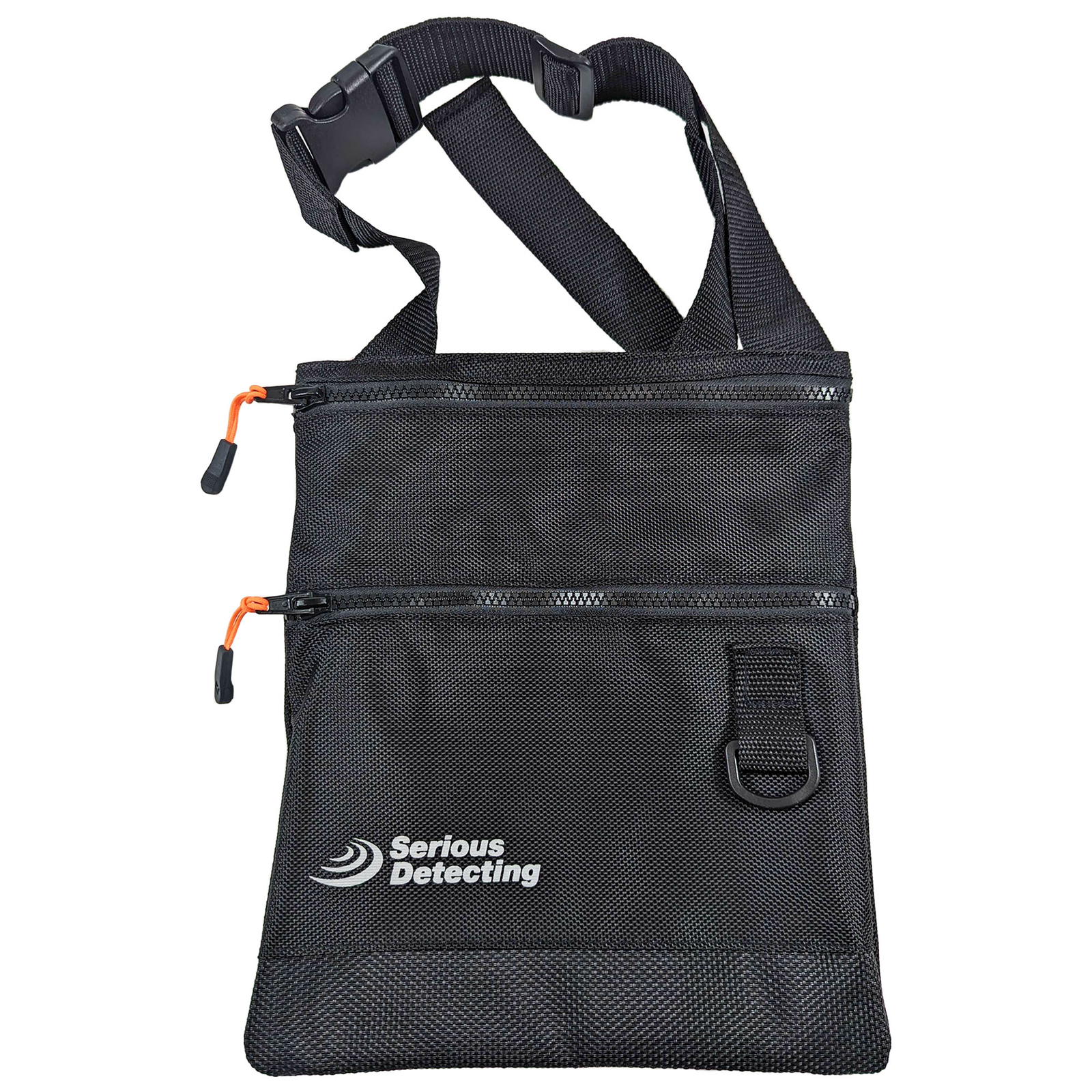 Serious Detecting Beach Finds Bag Pouch with 43″ Waist Belt for Metal Detecting
