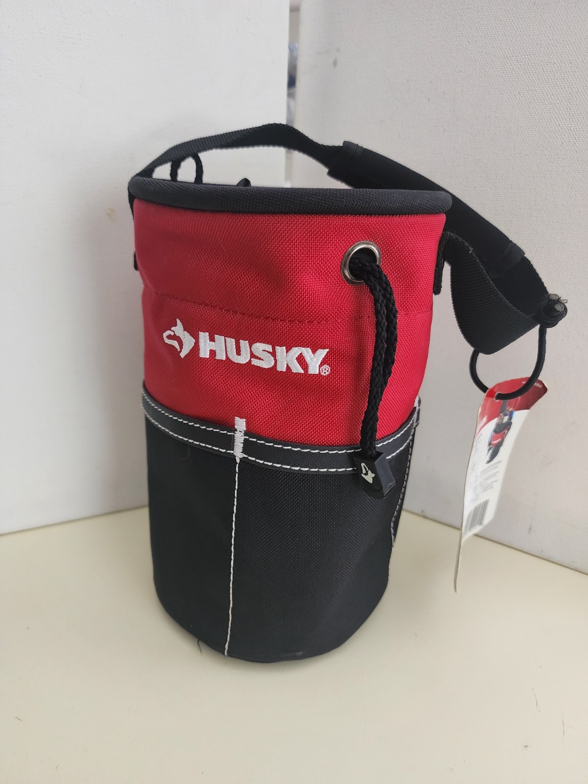 5 In Utility Sack Tool Bag 5 in. 10 Pockets Water Resistant Material – Husky