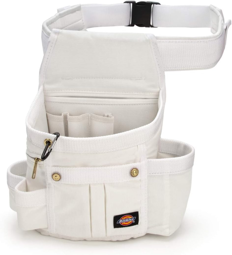 8-Pocket Padded Tool Belt/Utility Pouch for Painters, Carpenters, and Builders,