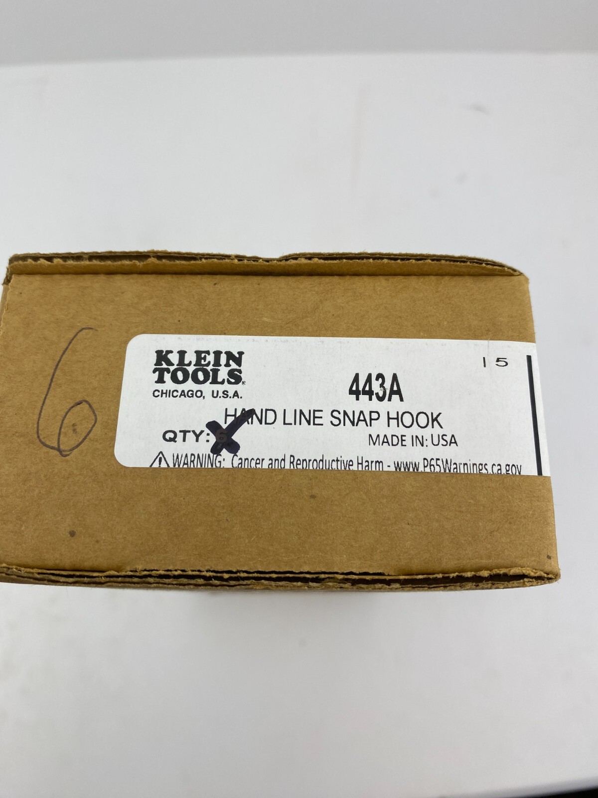 klein 443A General Purpose Forged Snap Hook 1″ Eye, 5-1/2″ OAL