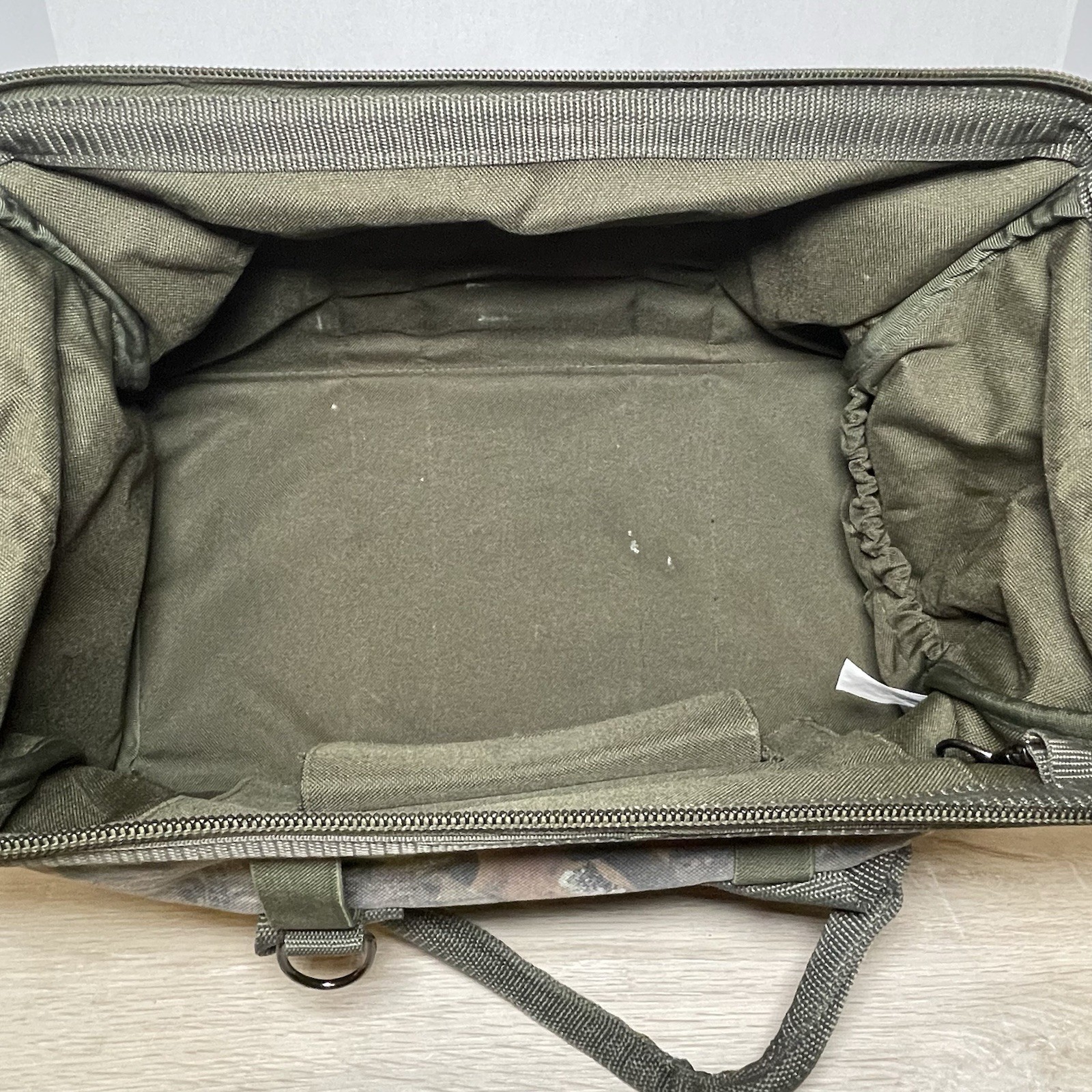 VTG Gerber Wide Mouth Tool Gear Bag Camo Utility Canvas Heavy Duty Multi Pocket