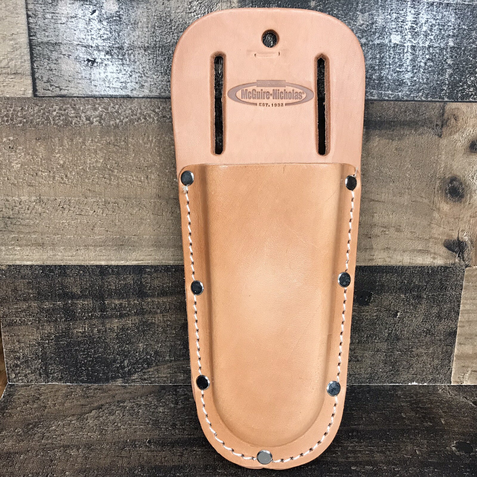 Vintage McGuire Nicholas Plier Holder 418 Heavy Saddle Leather *Made In Mexico*