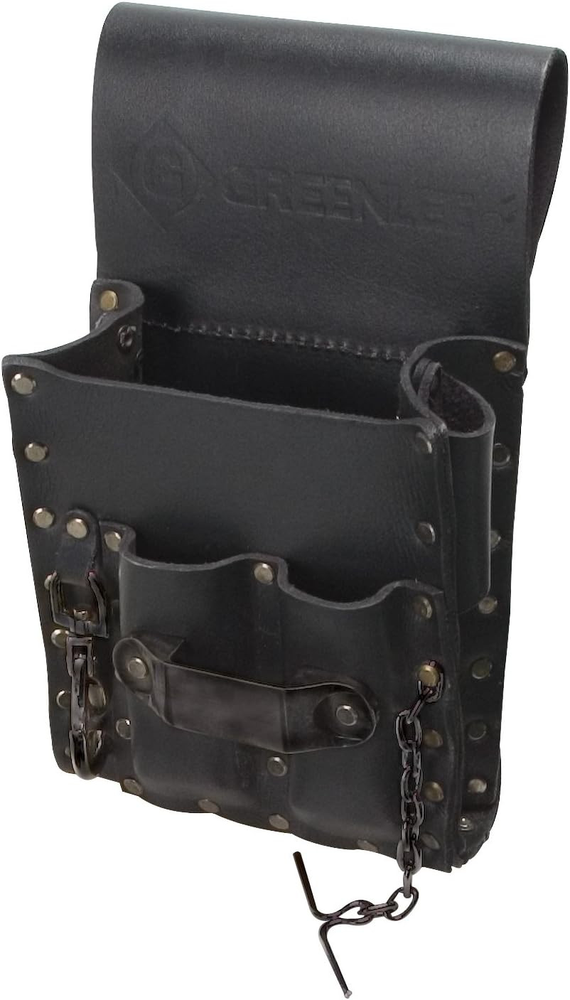 Tool Pouch, Leather, 5 Pocket