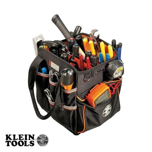 Klein Tools 10 Inch Portable Tool Box Organizer 40 Pockets Durable nn
