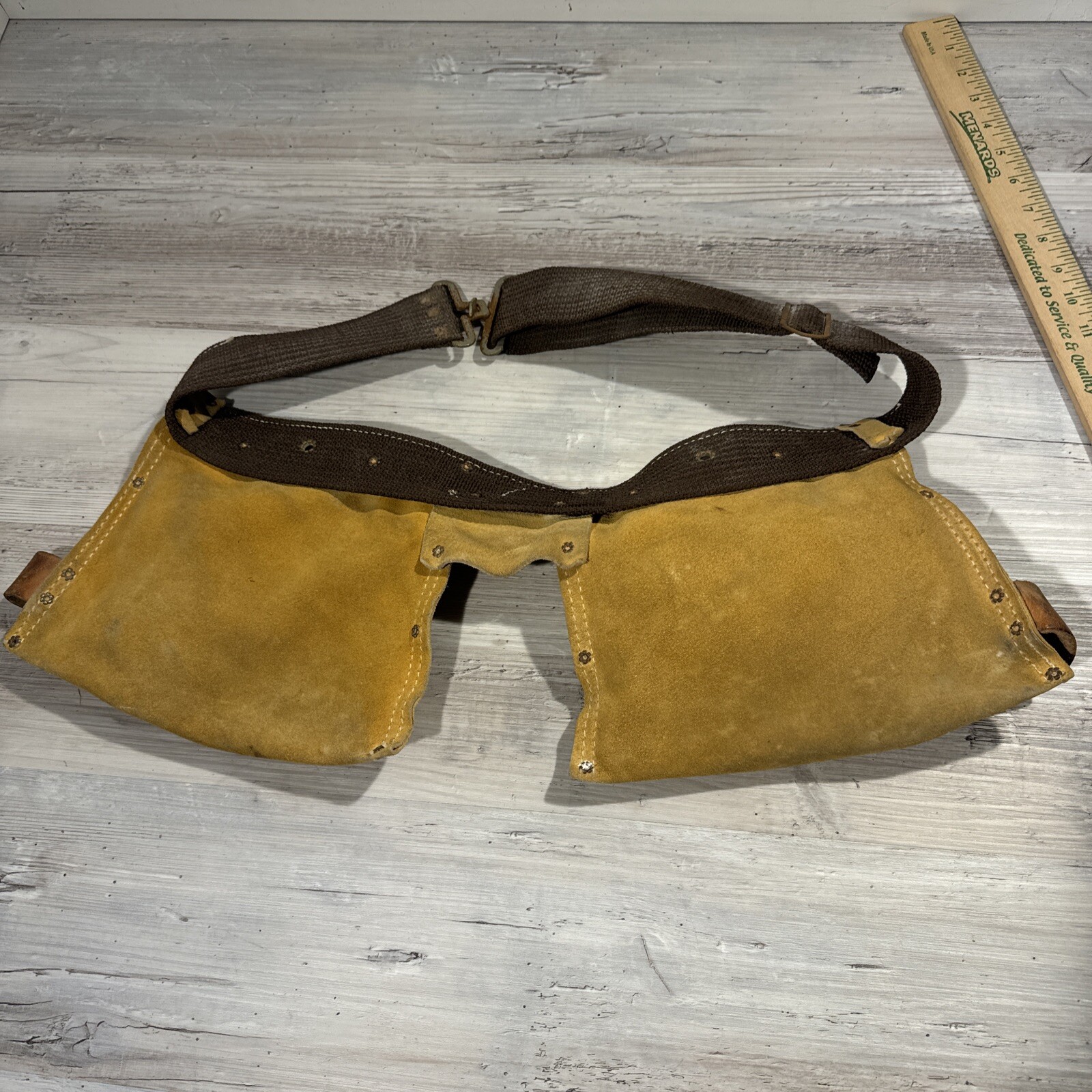 Leather Tool Belt Unbranded 4 Pocket Leather Tool Pouch Belt Tape Knife Holder