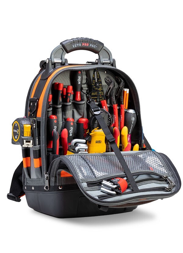 Veto Pro Pac TECH-PAC HI-VIZ ORAN Tool Backpack, VPP10064