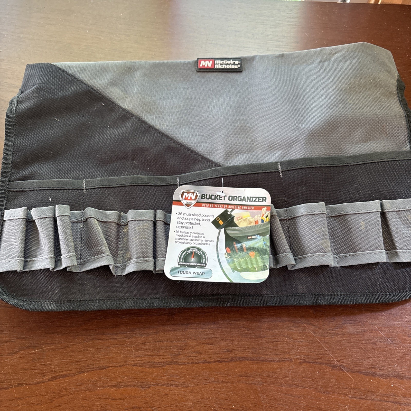 36 Pocket Bucket Organizer McGuire-Nicholas 22036-SG-1 See Description