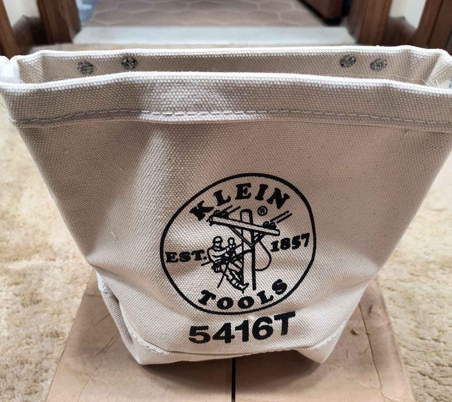 Klein Tools Bull Pin/bolt Bag With Tunnel Loop 5416T NEW