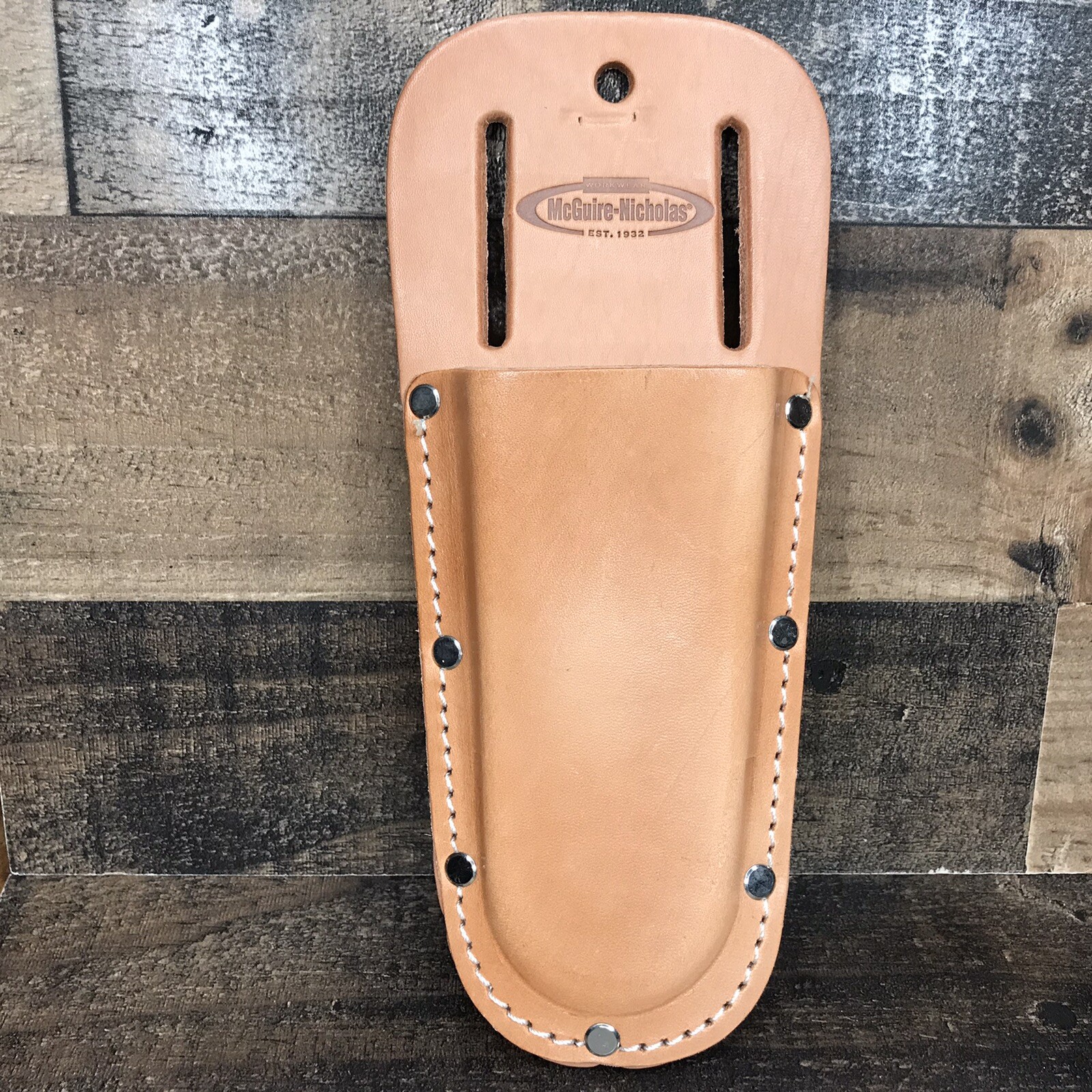 Vintage McGuire Nicholas Plier Holder 418 Heavy Saddle Leather *Made In Mexico*