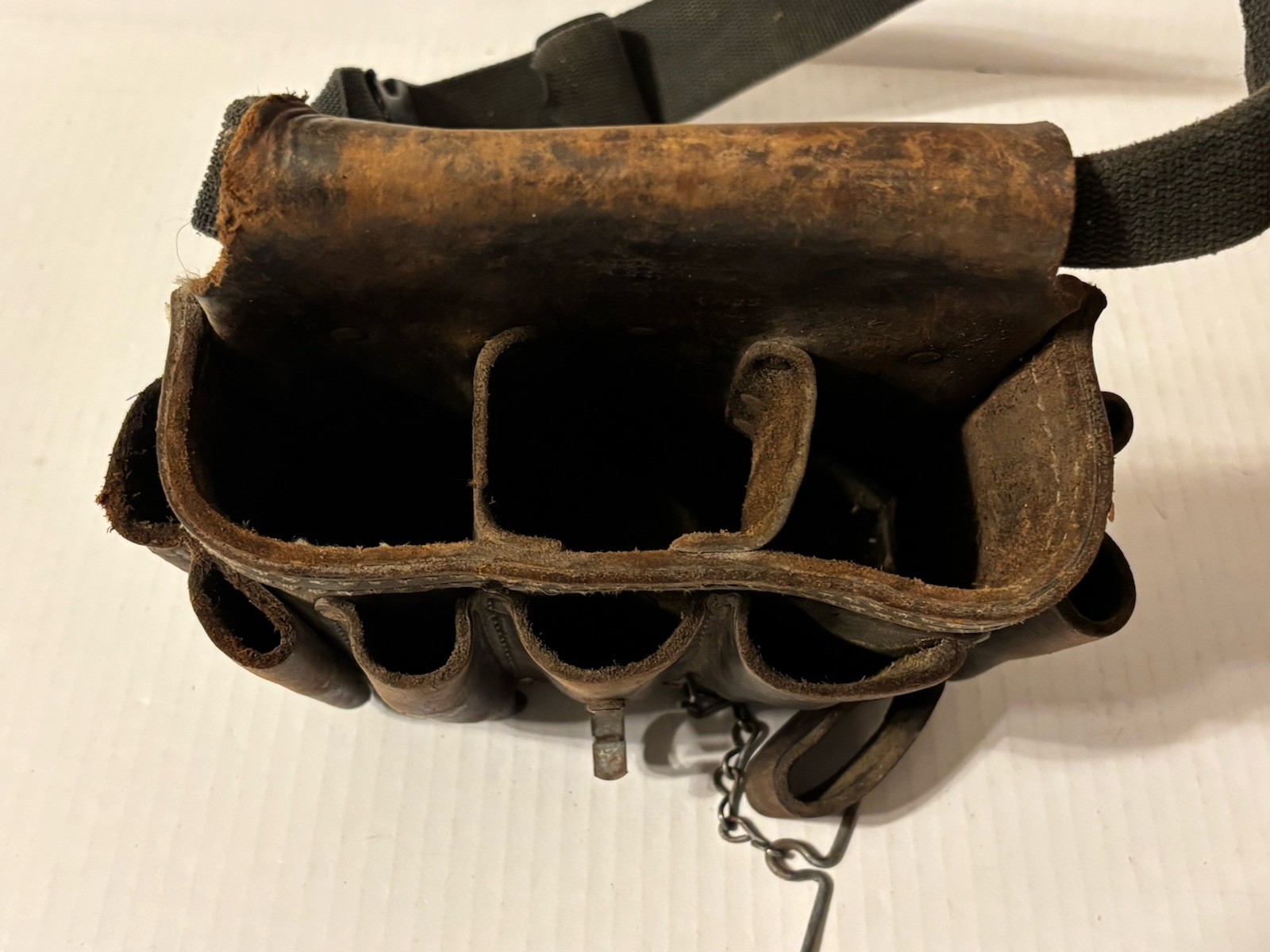 Tool Belt Pouch Leather Americas Choice Professional A521 Only 9 Pocket VTG