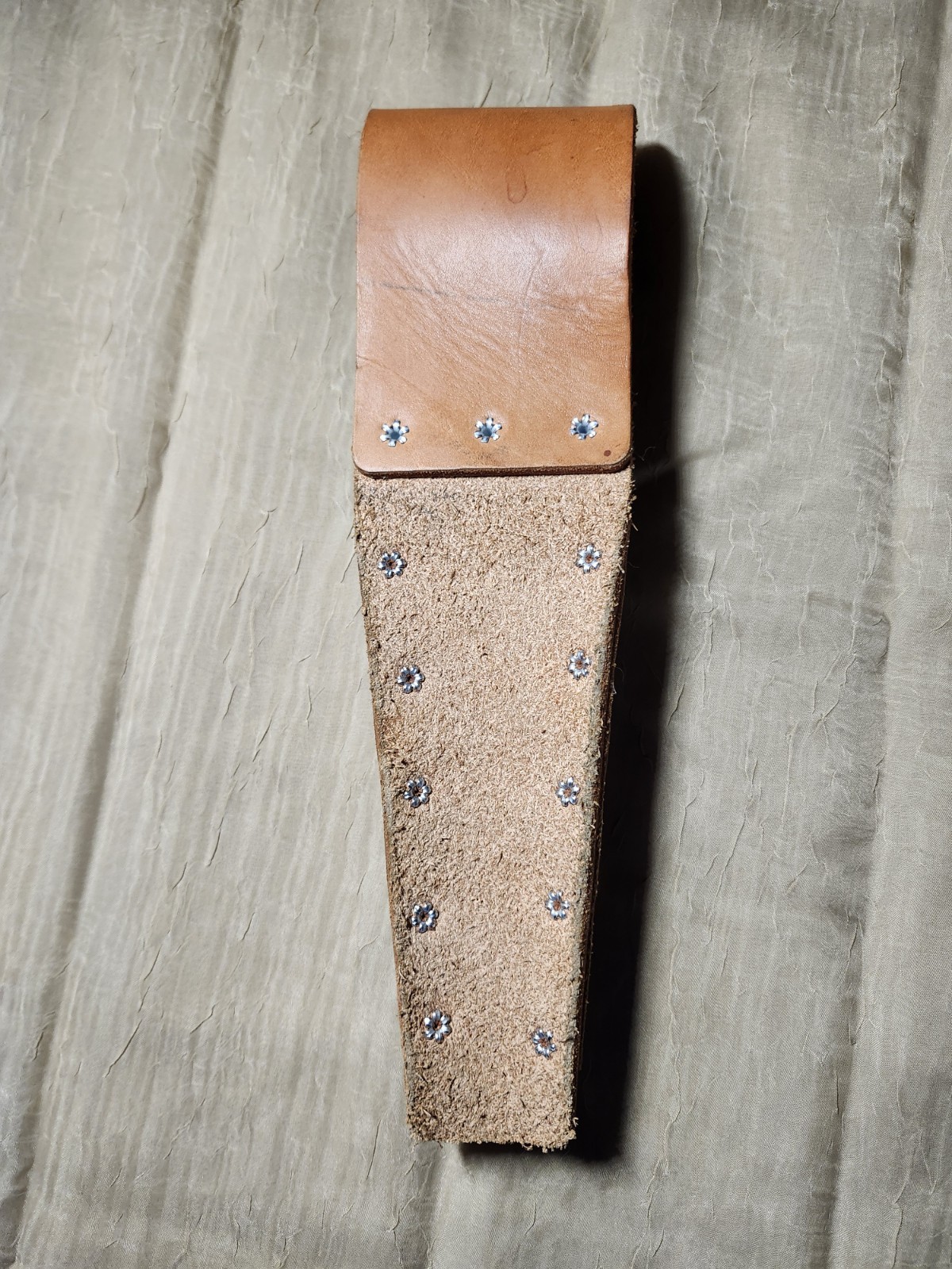 Klein Tools 5417T Leather Bull Pin/Bolt Bag, Tunnel Loop