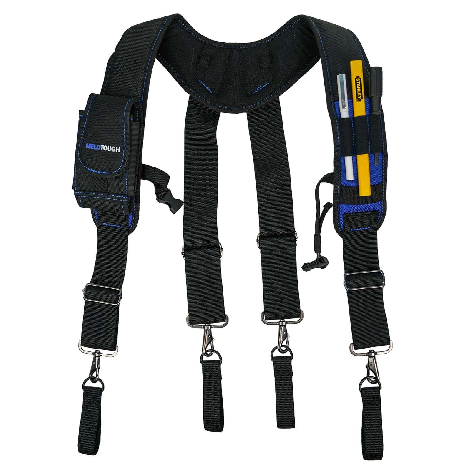 MELOTOUGH Tool Belt Suspenders Construction Work Belt Suspenders with detacha…