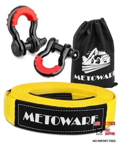 Heavy Duty Tow Strap Recovery Kit – 3″ x 20ft(35,000lbs) Tree Saver Winch