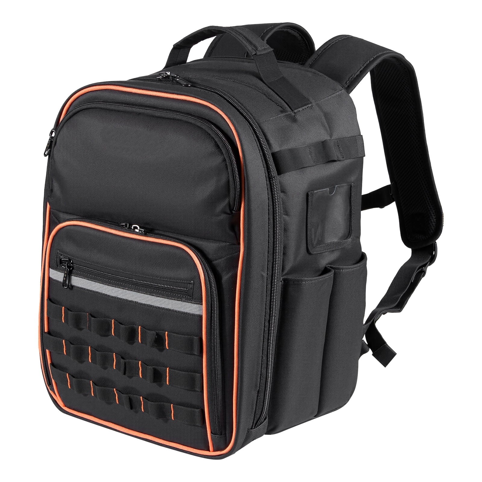 KFFKFF Tool Backpack with 49 Pockets, Durable Storage Organizer for Tools, Work