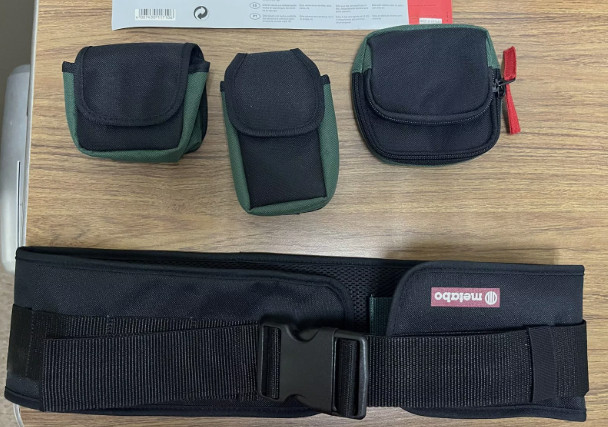 NEW Metabo Padded Work Belt 6.25377.00 Tool Belt Black Green