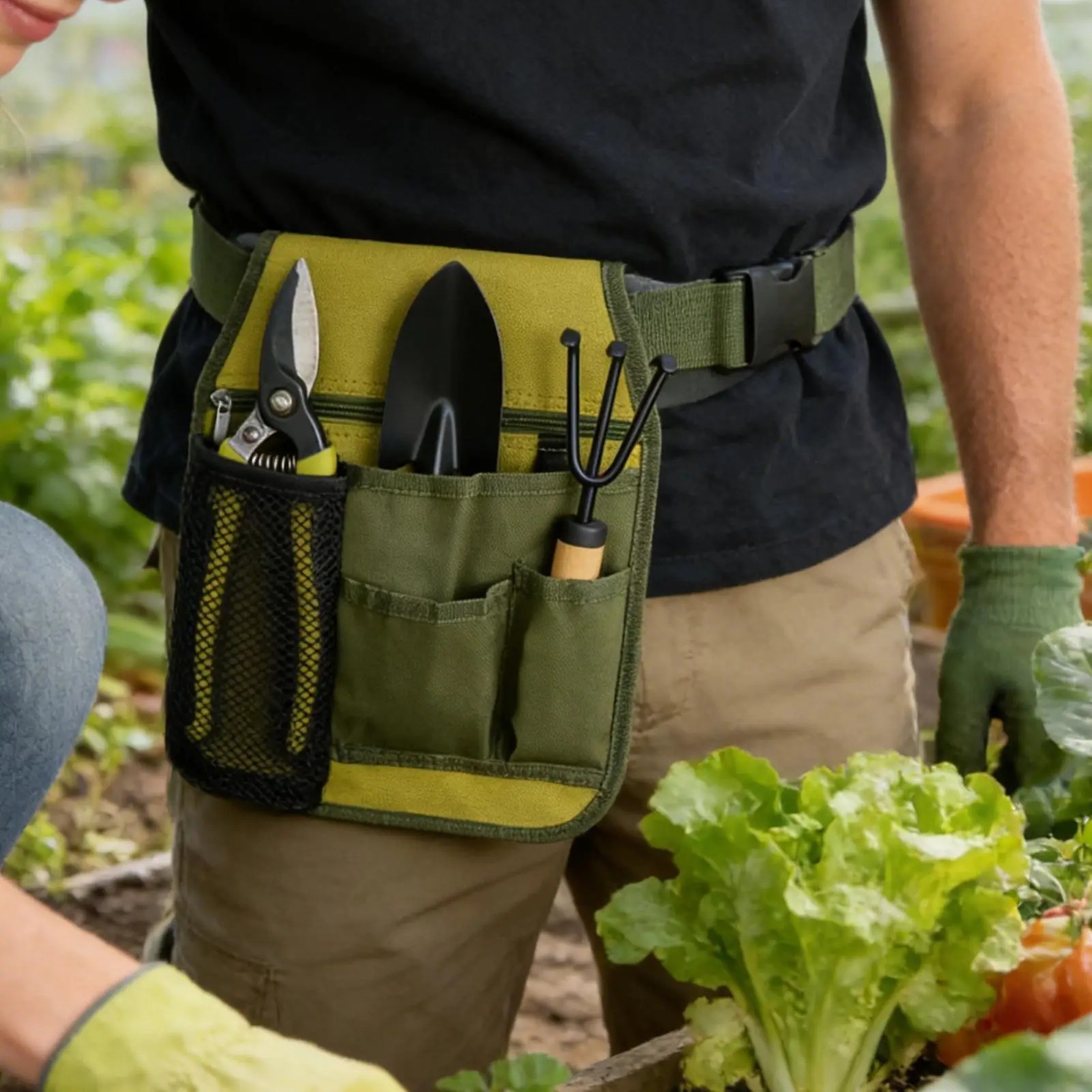 Handy Organizer Garden Tool Pouch – Unisex Utility Belt Apron for Gardening Gift