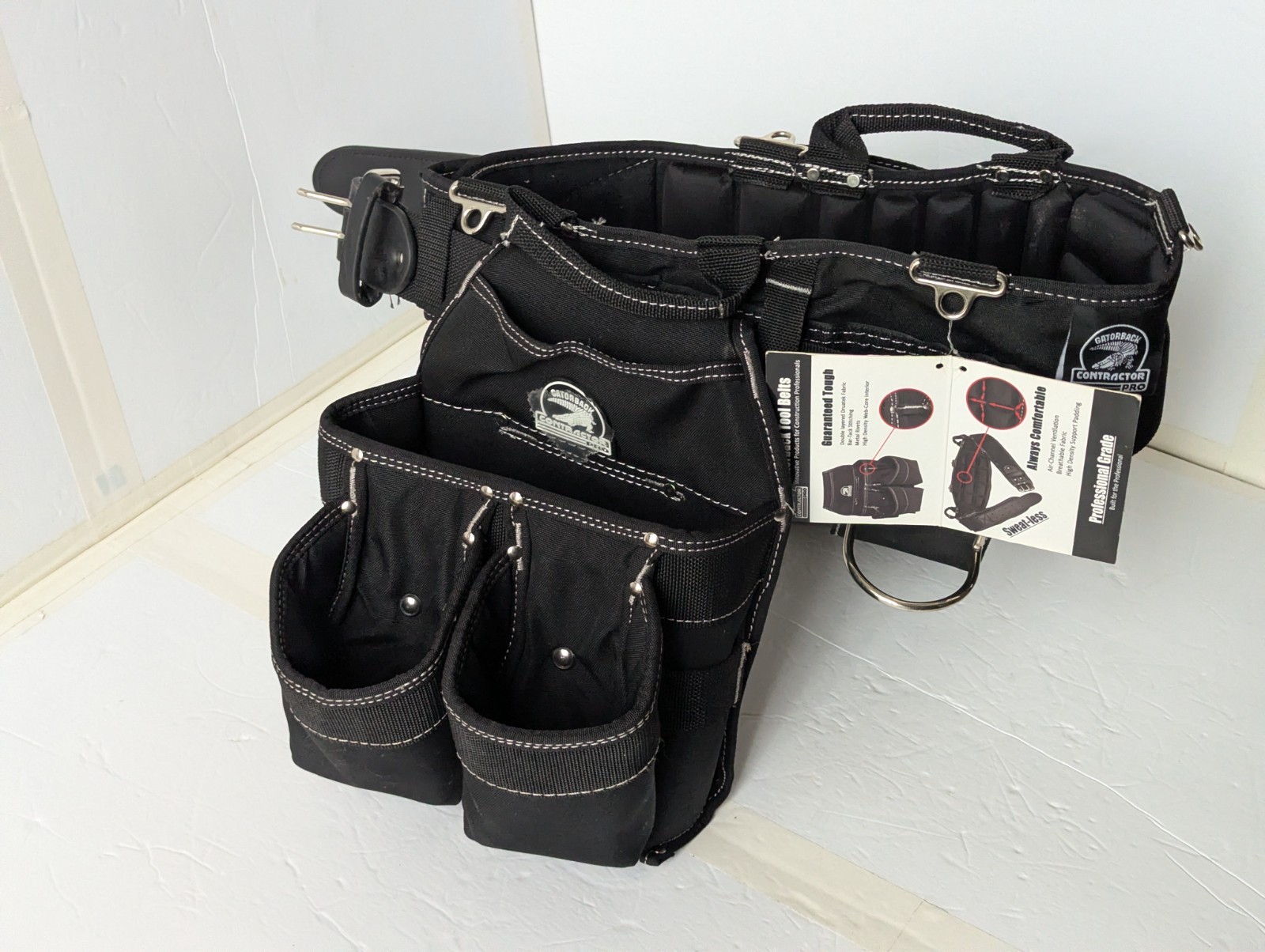 Gatorback B140 Carpenters Tool Belt Combo Medium