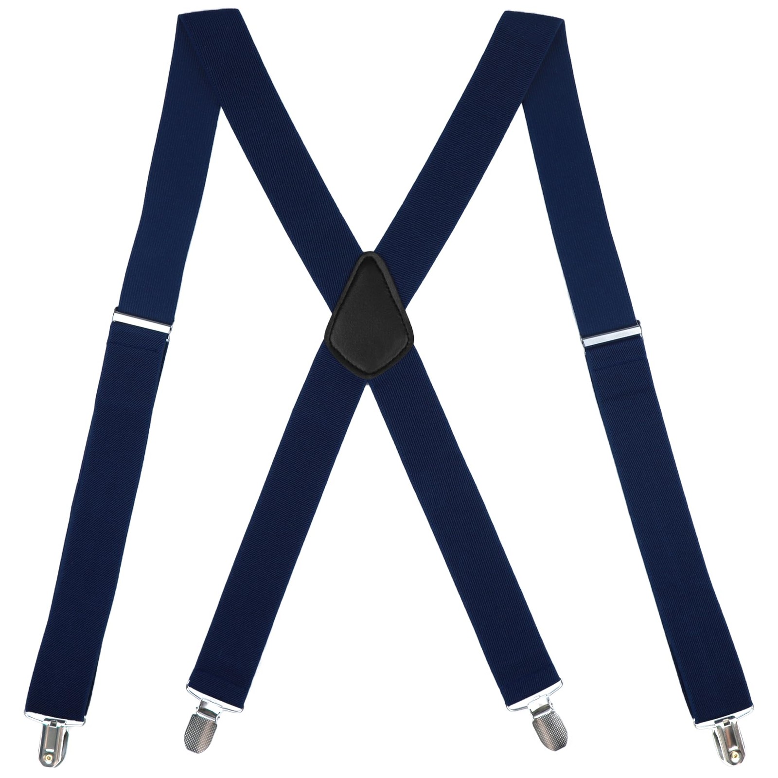 MIAOMIAO Suspenders for Men Heavy Duty – Mens with 4 1-navy Blue