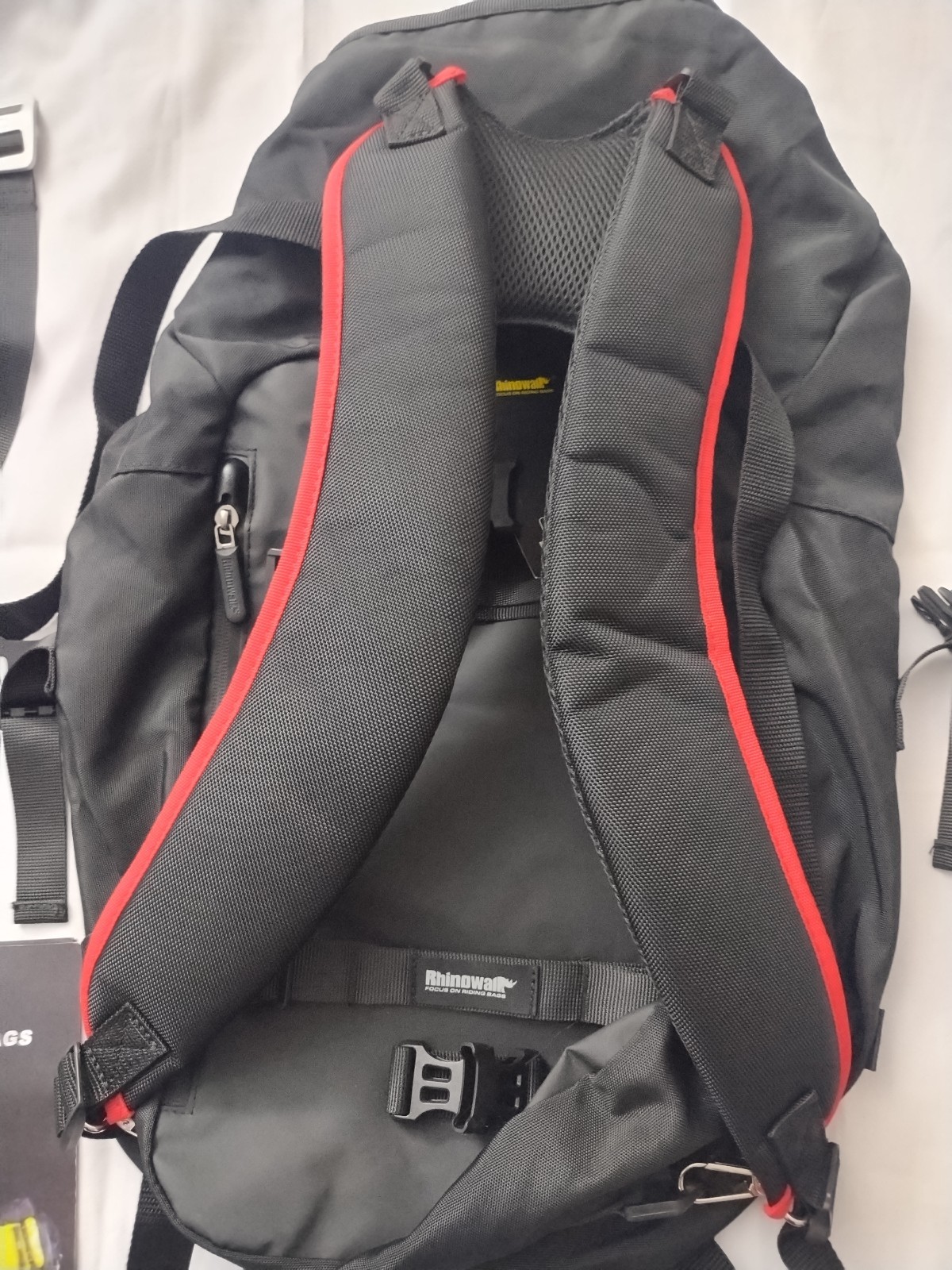 Rhinowalk Motorcycle Tail Bag / Backpack 20L – Waterproof Pannier Travel Luggage