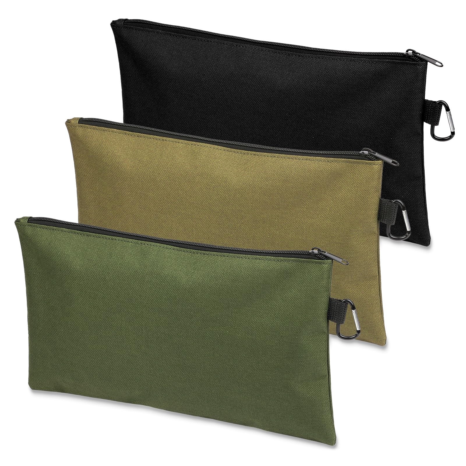 3 Pack Tool Bag Zipper Pouch, Premium Tool Pouch, Utility Multipurpose Storag…