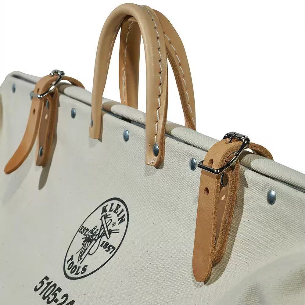 24 In. High-Bottom Canvas Tool Bag