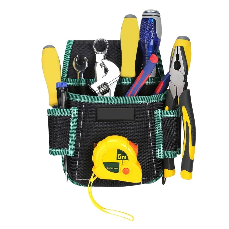 Electrician Tool Pouch with Adjustable Belt Tool Pouches for Convenient Carrying