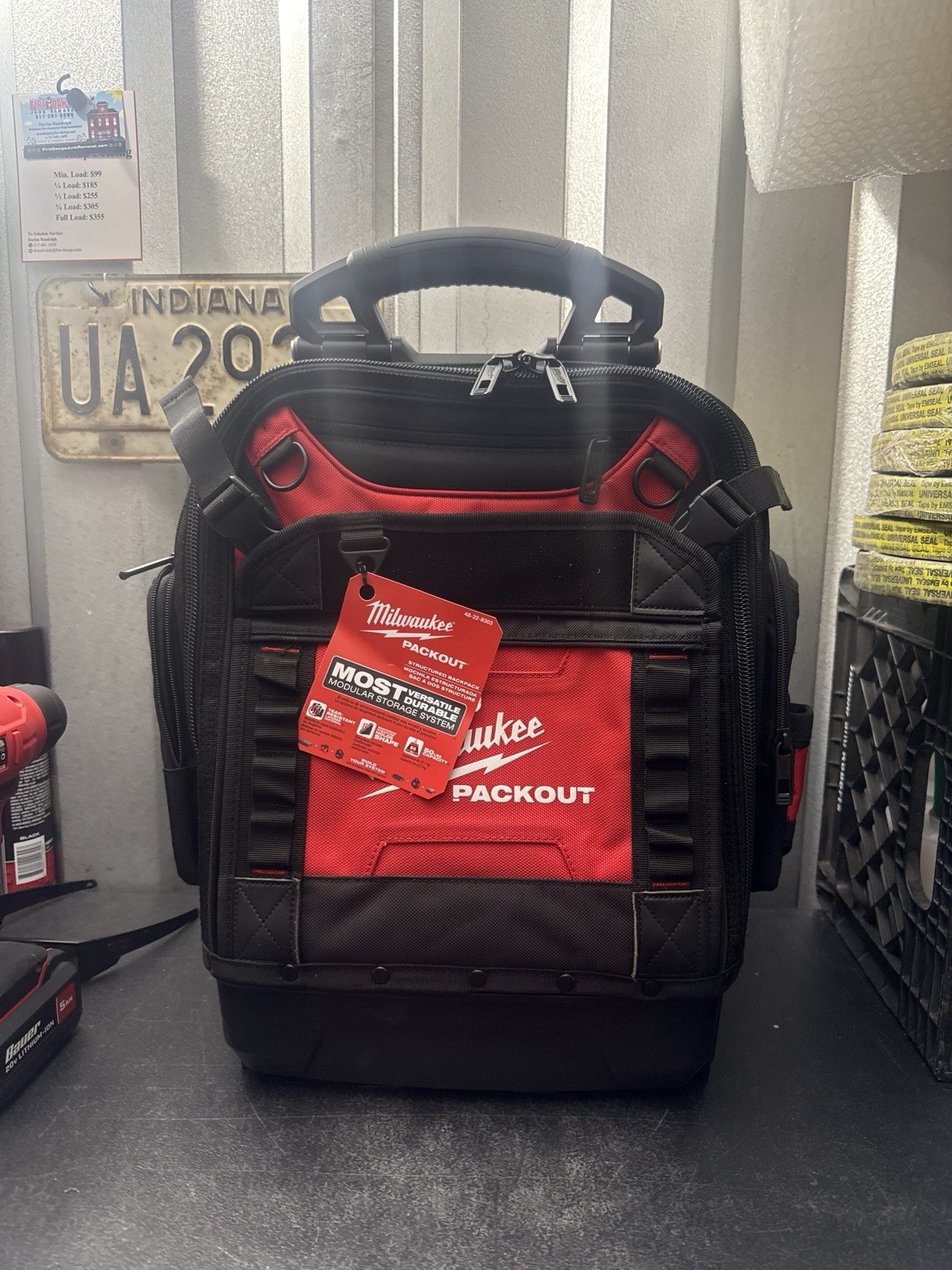 Milwaukee 48-22-8303 PACKOUT Structured Backpack ~ Modular Storage ~ BRAND NEW!!
