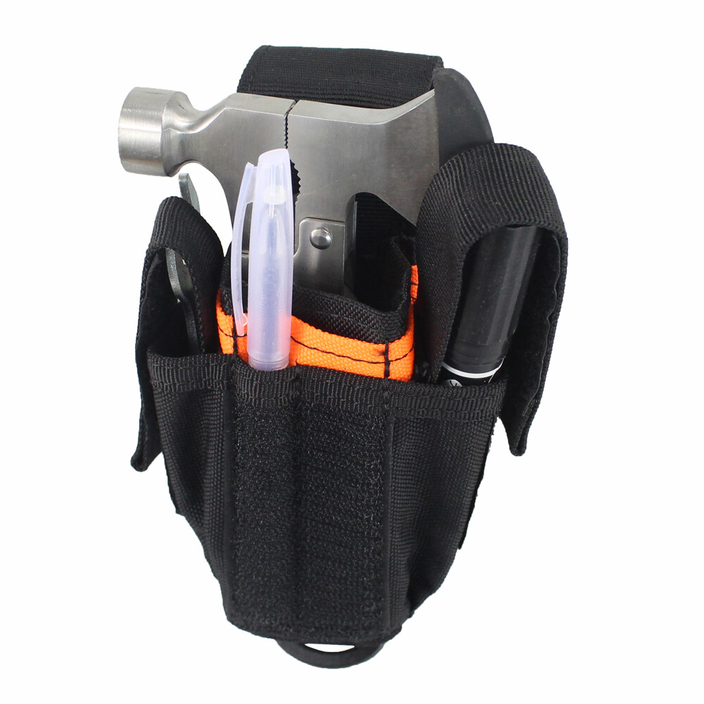 Tactical Tools Pouch Belt Loop Pocket EDC Pocket Organizer for Flashlight/Knife
