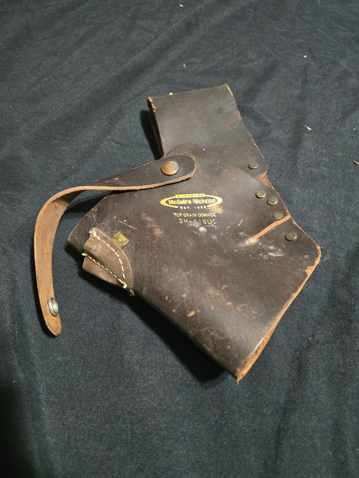 McGuire Nicholas DM-416UC Top Grain Cowhide Leather Tool Pouch Holster Mexico