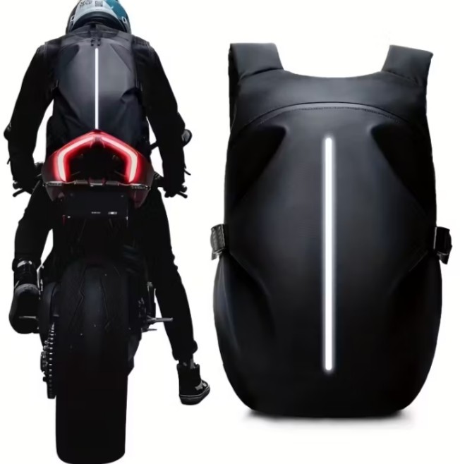 Waterproof Motorcycle Helmet Backpack With Safety Belt (Free Shipping&Handling)