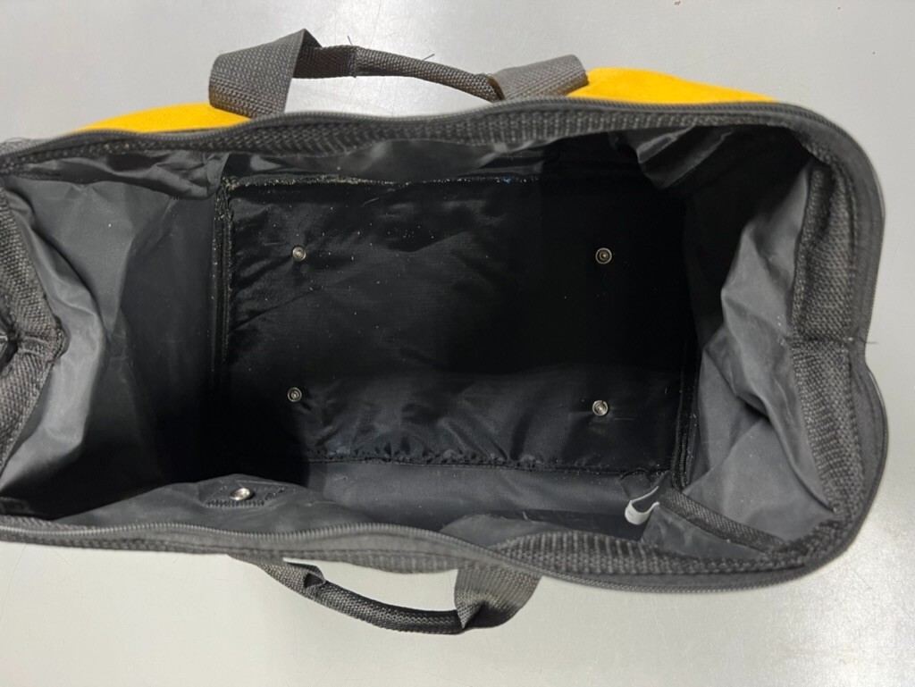 DeWalt Tool Tote Storage Organizer Bag – 15″x11″x9.5″ – Yellow + Black – Canvas