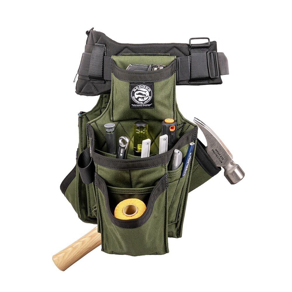 Badger Tool Belts Carpenter Tool Belt Set – Olive Small