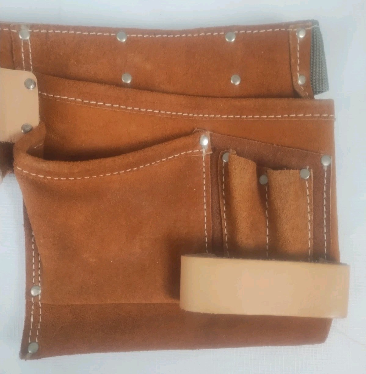 Companion Leather Belt Brown Multi Tool Belt Construction Handyman Adjustable