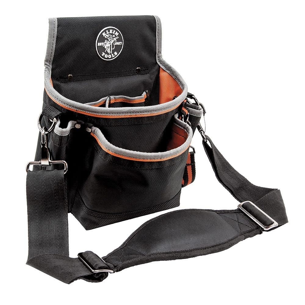 Tools 5240 Tradesman Pro Tool Pouch With Padded Shoulder Strap, Reinforced Bott