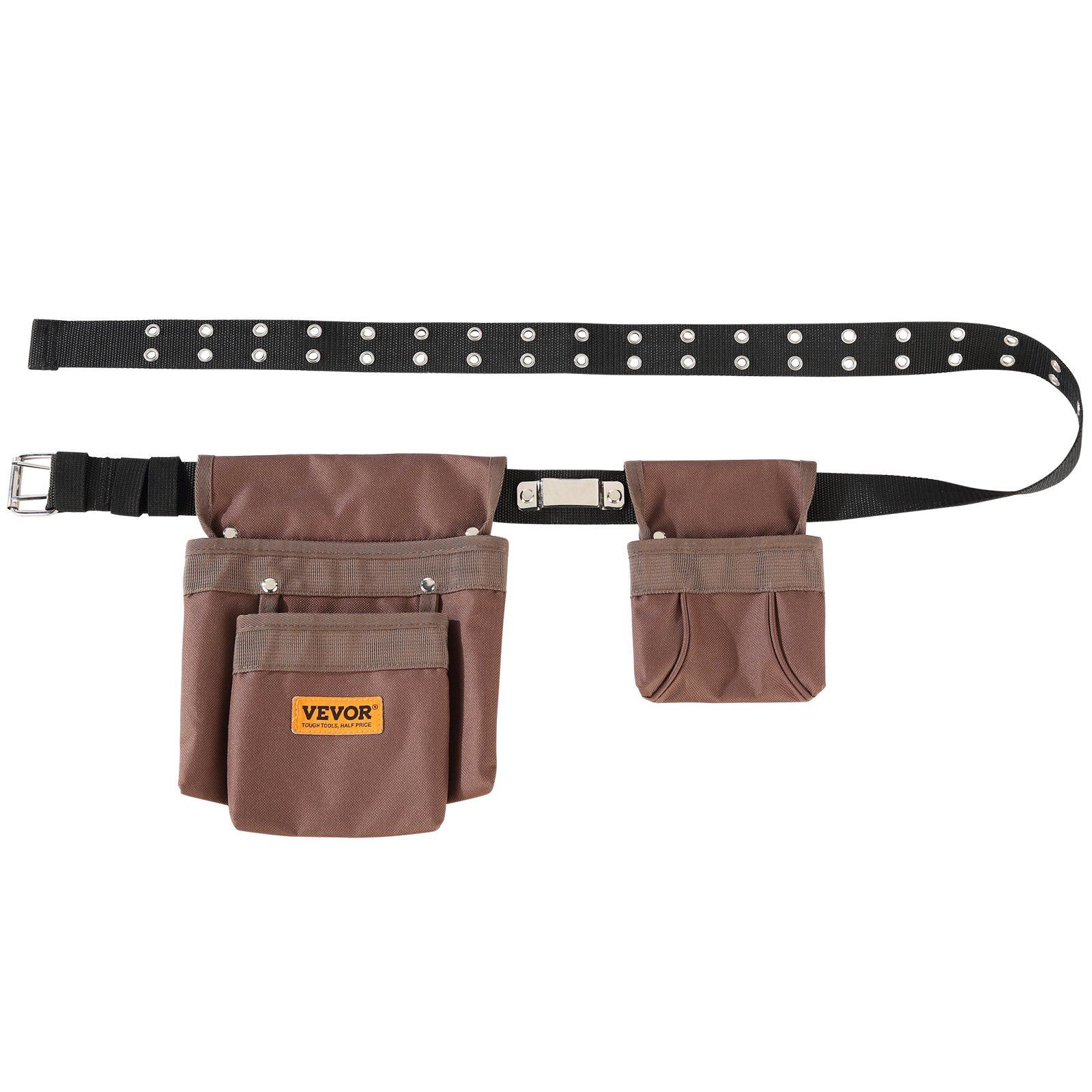 Tool Belt Polyester Heavy Duty Tool Pouch Bag, Detachable Tool Bag Adjustable