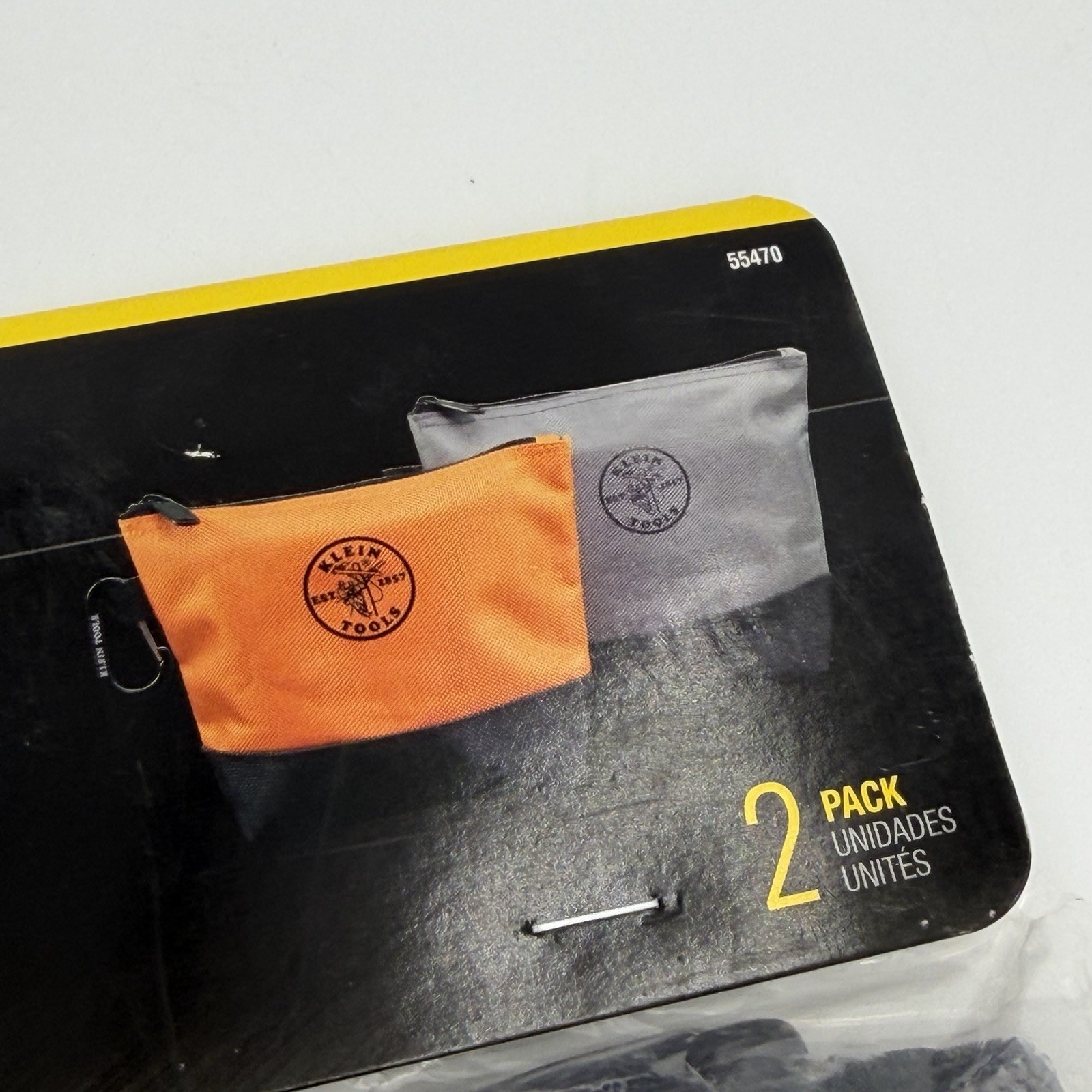 🔥Klein Tools Zipper Bag Stand Up Tool Pouch 2-Pack 55470 NEW