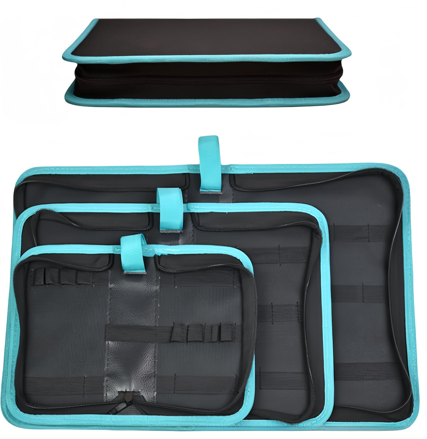 Tool Bag Organizer, Oxford Tool Case Hardboard Kit, Portable Small Tool Pouch wi