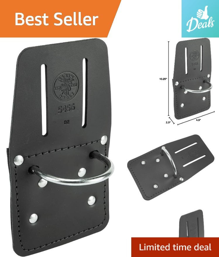 Professional Leather Hammer Holder with Metal Ring – Fits Belts up to 2.5 Inches
