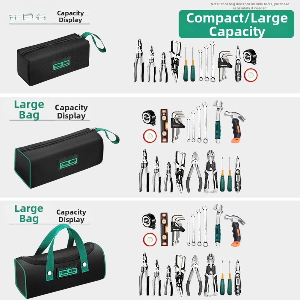 Industrial Grade Tool Bag for Electricians 1680D Waterproof Oxford Fabric
