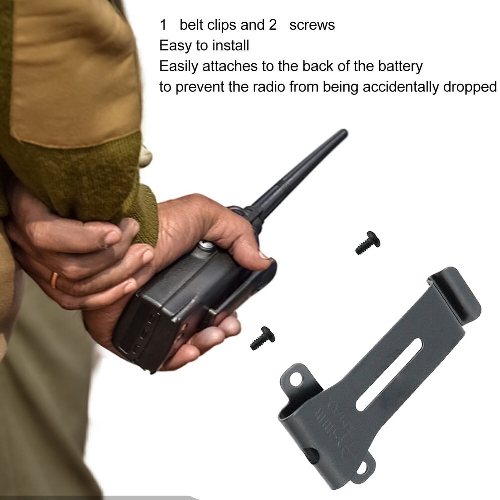 2pc High Grade Walkie Talkie Belt Clip Fits LINTON LT-6100 QSL6100 Two Way Radio