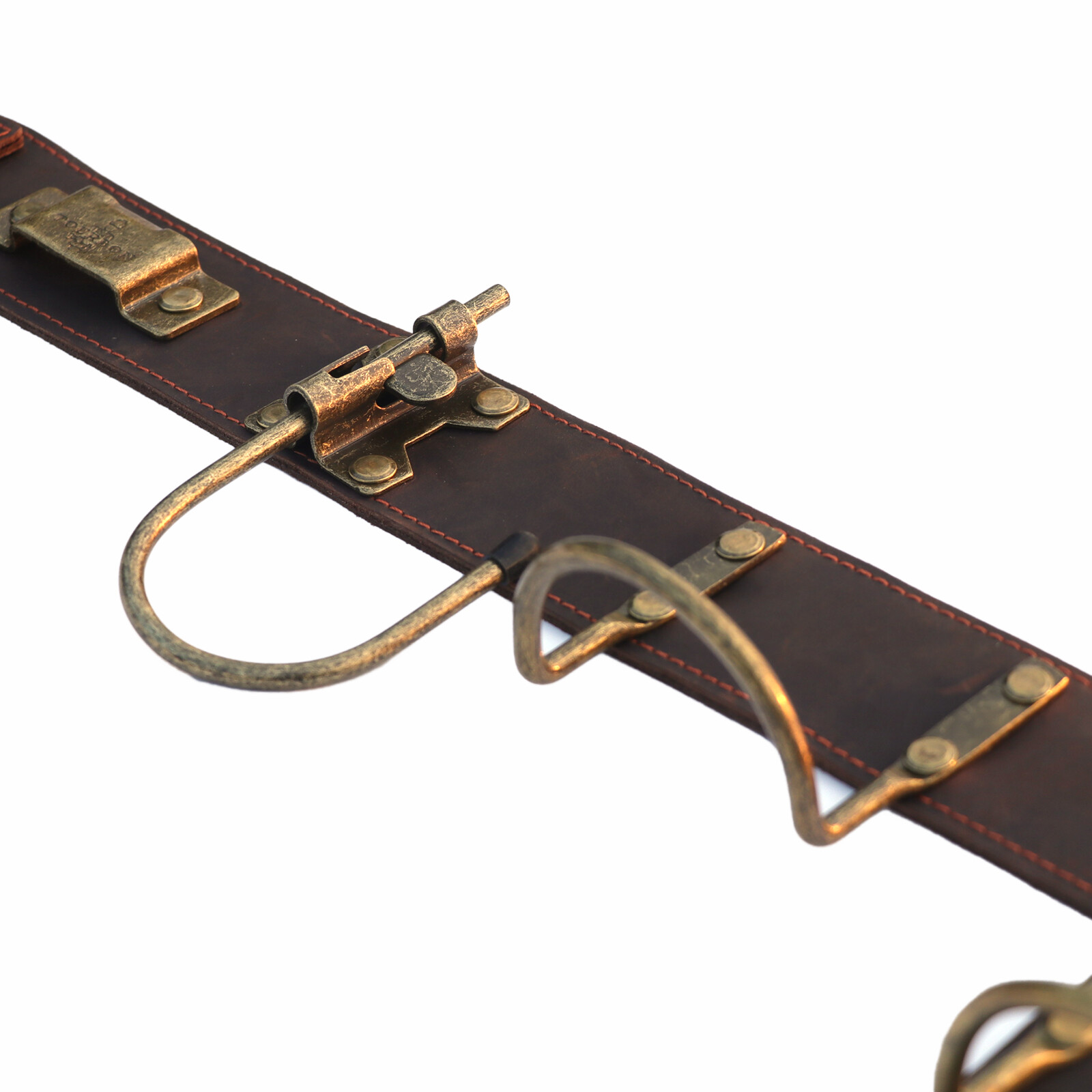 Leather 2inch Tools Belt Hammer Hooks Scaffolding Holder Drill Holster