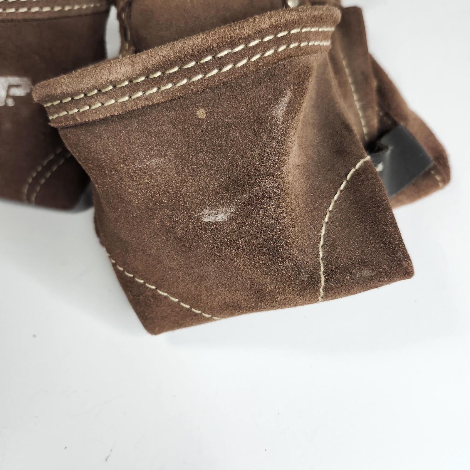 AWP CARPENTERS CONSTRUCTION ADJUSTABLE WAIST TOOL WORK BELT CANVAS/LEATHER
