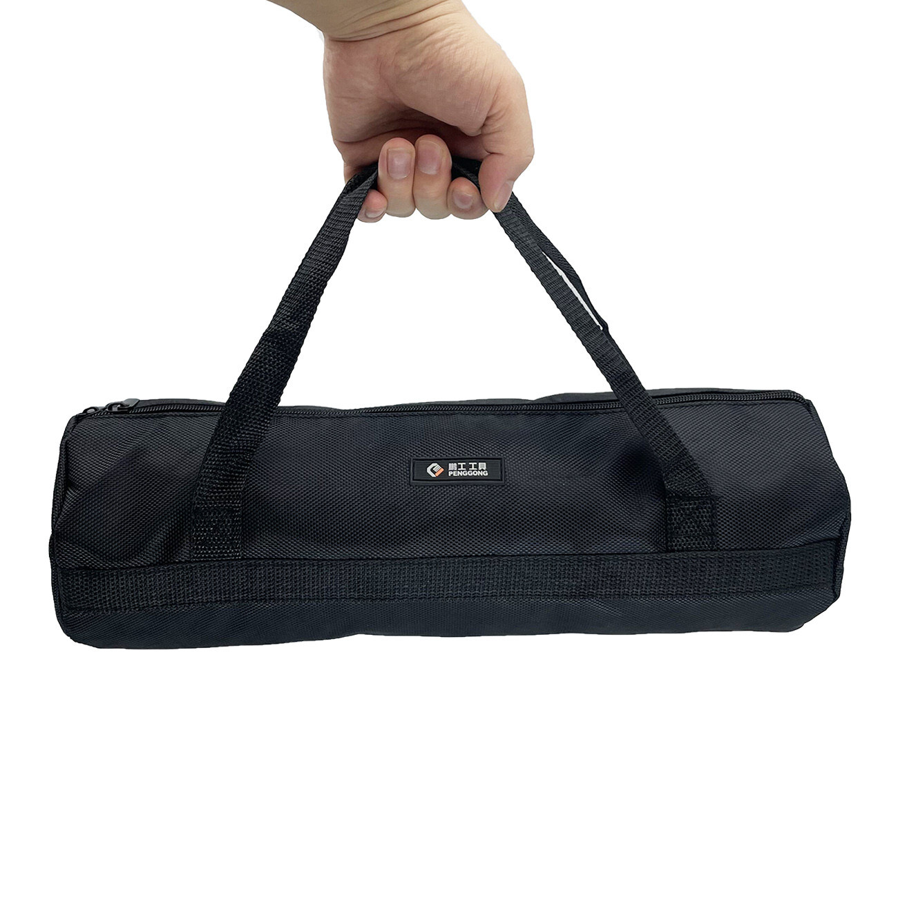 20inch Black Tool Bag with Zippers Multi Purpose Waterproof Storage easy carry