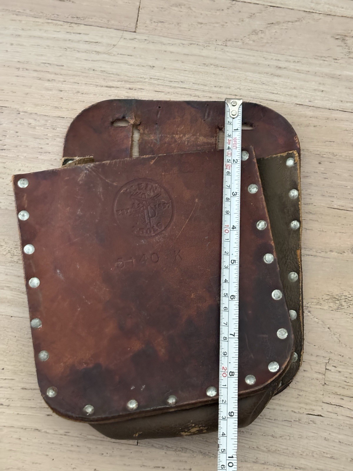 Vintage Klein Tools 5140K Tool Bag Leather Bag Made of Riveted One Size USA