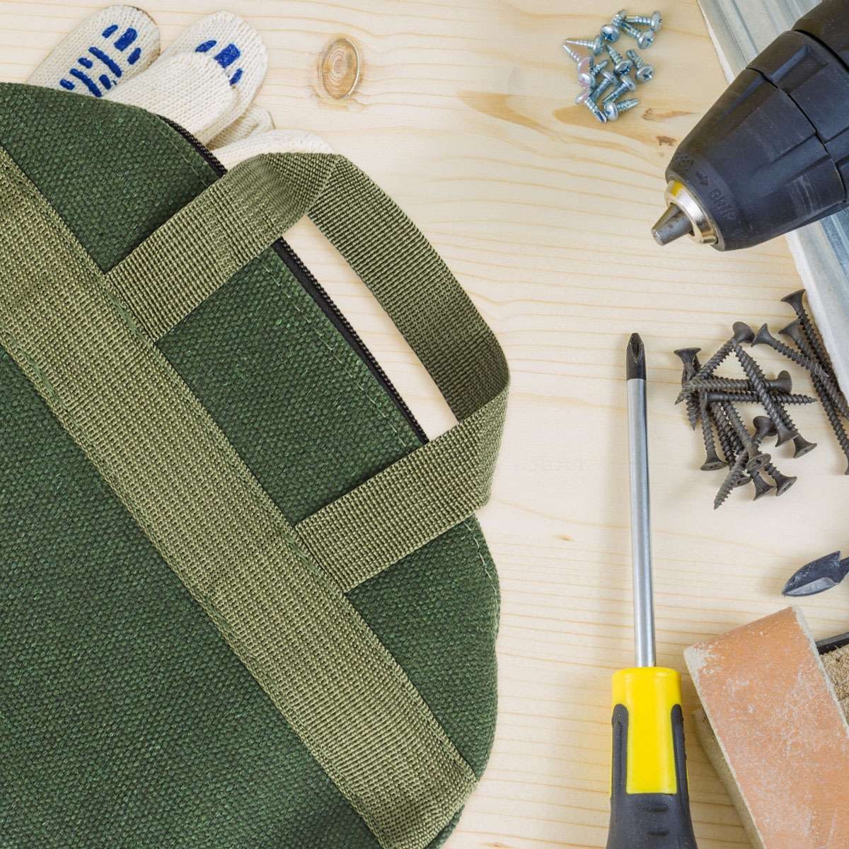 Waterproof Hand Tool Pouch Storage Carry Bag Portable Toolkit Heavy Duty Canvas