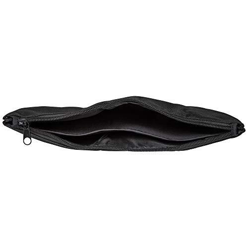 Klein Tools VDV770-500 Nylon Zipper Pouch, Divided Zip Black Bag, Various Use