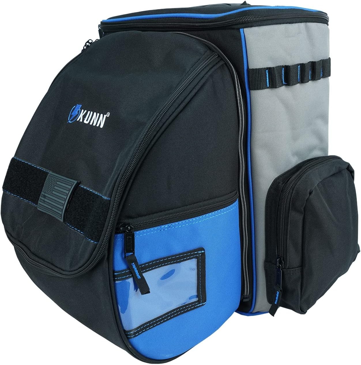 Elegant Blue Welding Backpack – Water-Repellent with Padded Protection & Storage