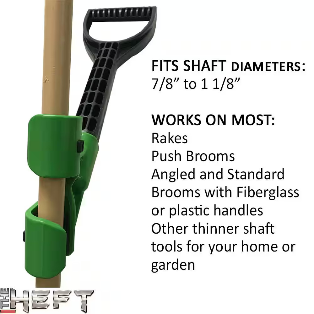 Heft 18 In. Ergonomic Back-Saving Multi-Tool Secondary Handle (Pack of 2) NEW
